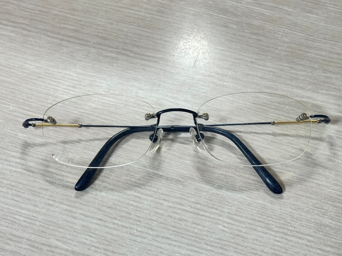 쥬라옵티크 vintage 무테 안경 상품이미지1