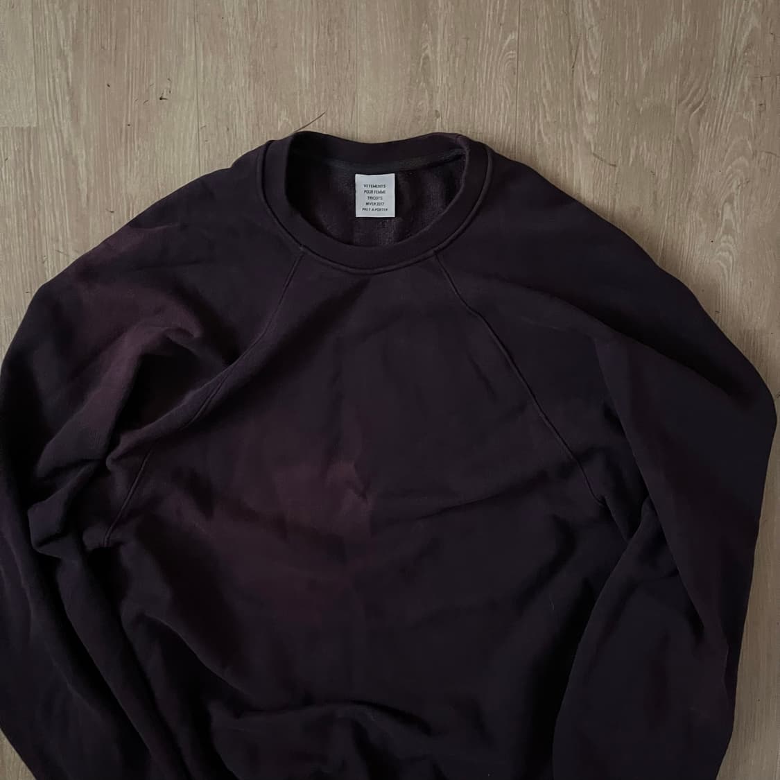 Vetements FW17 unskinny sweatshirt 상품이미지3