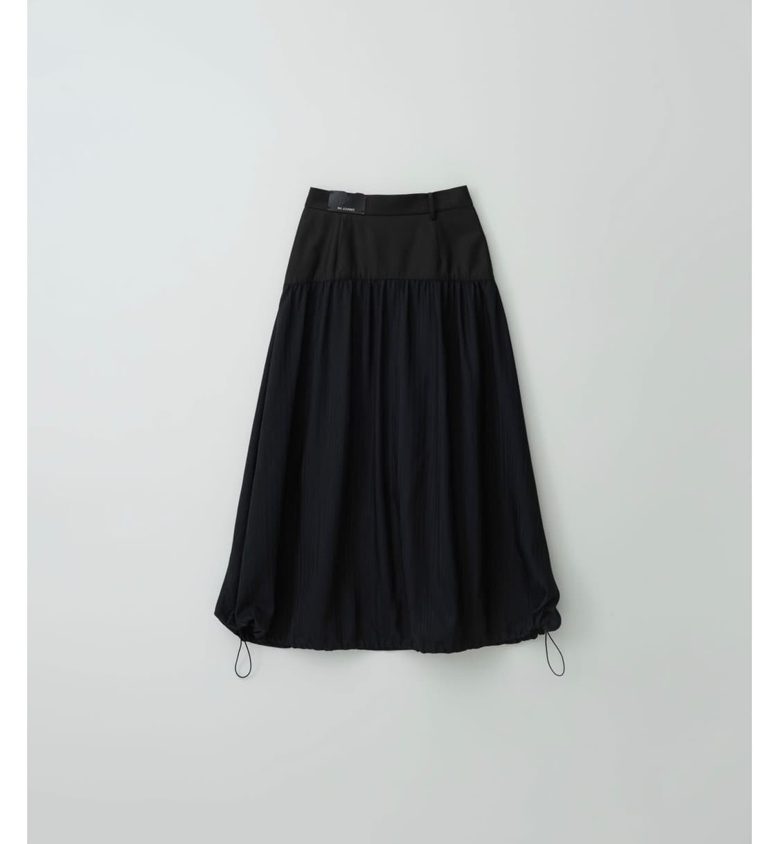 마조네 맥시 셔링 스커트 블랙 Maxi shirring skirt 상품이미지3