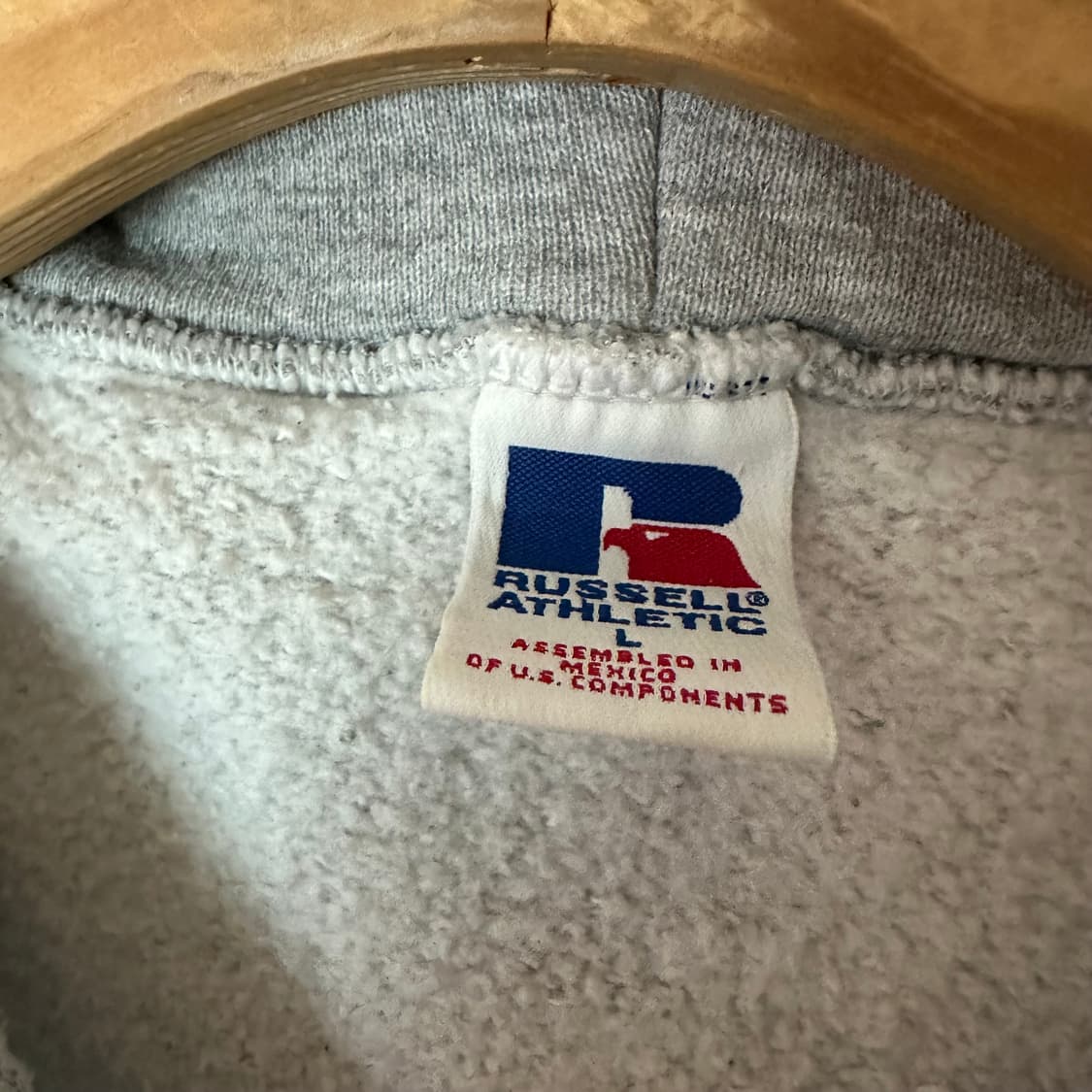 L 빈티지 러셀 후드집업 상품이미지4