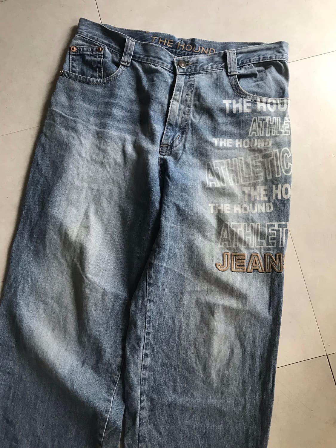 빈티지 00s 힙합 데님팬츠 상품이미지6