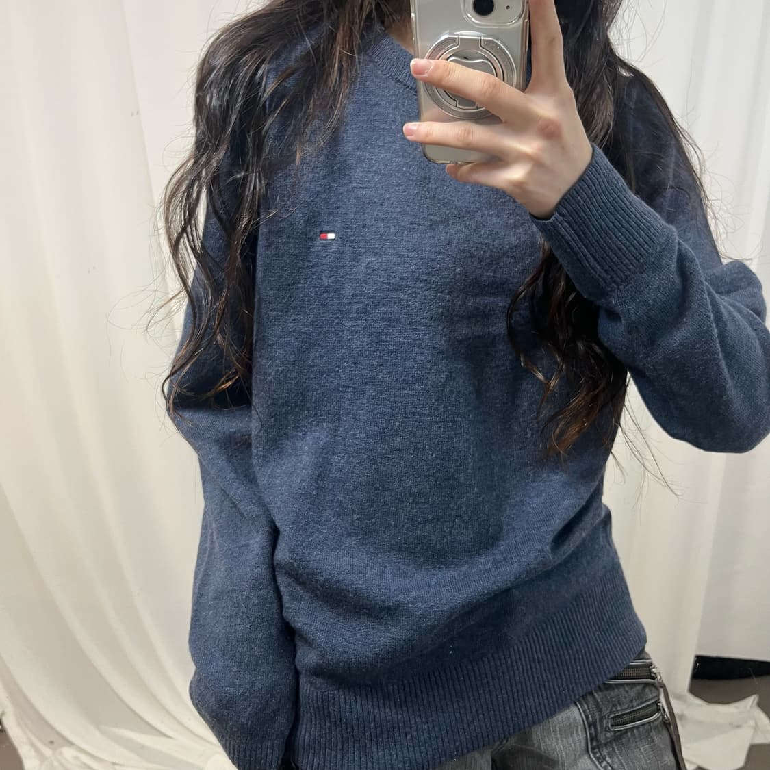 Tommy Hilfiger Navy Knit  상품이미지3