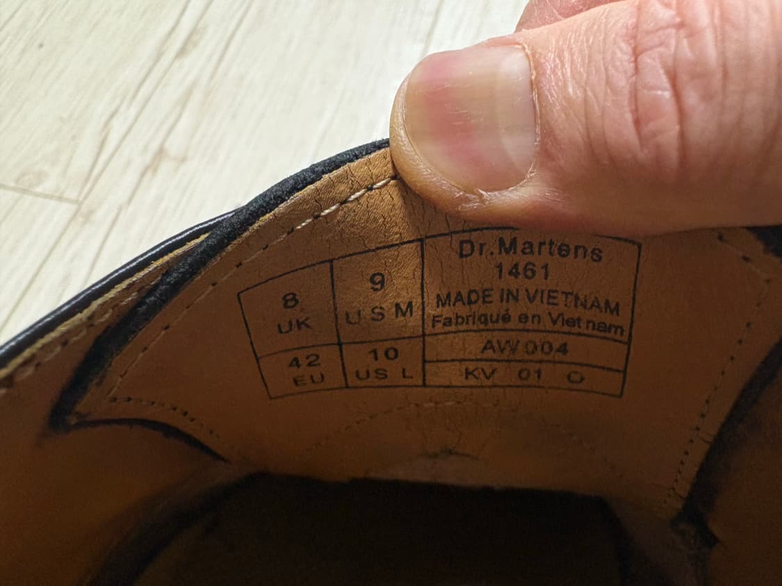 닥터마틴 1461 3홀 스무스 270 상품이미지7