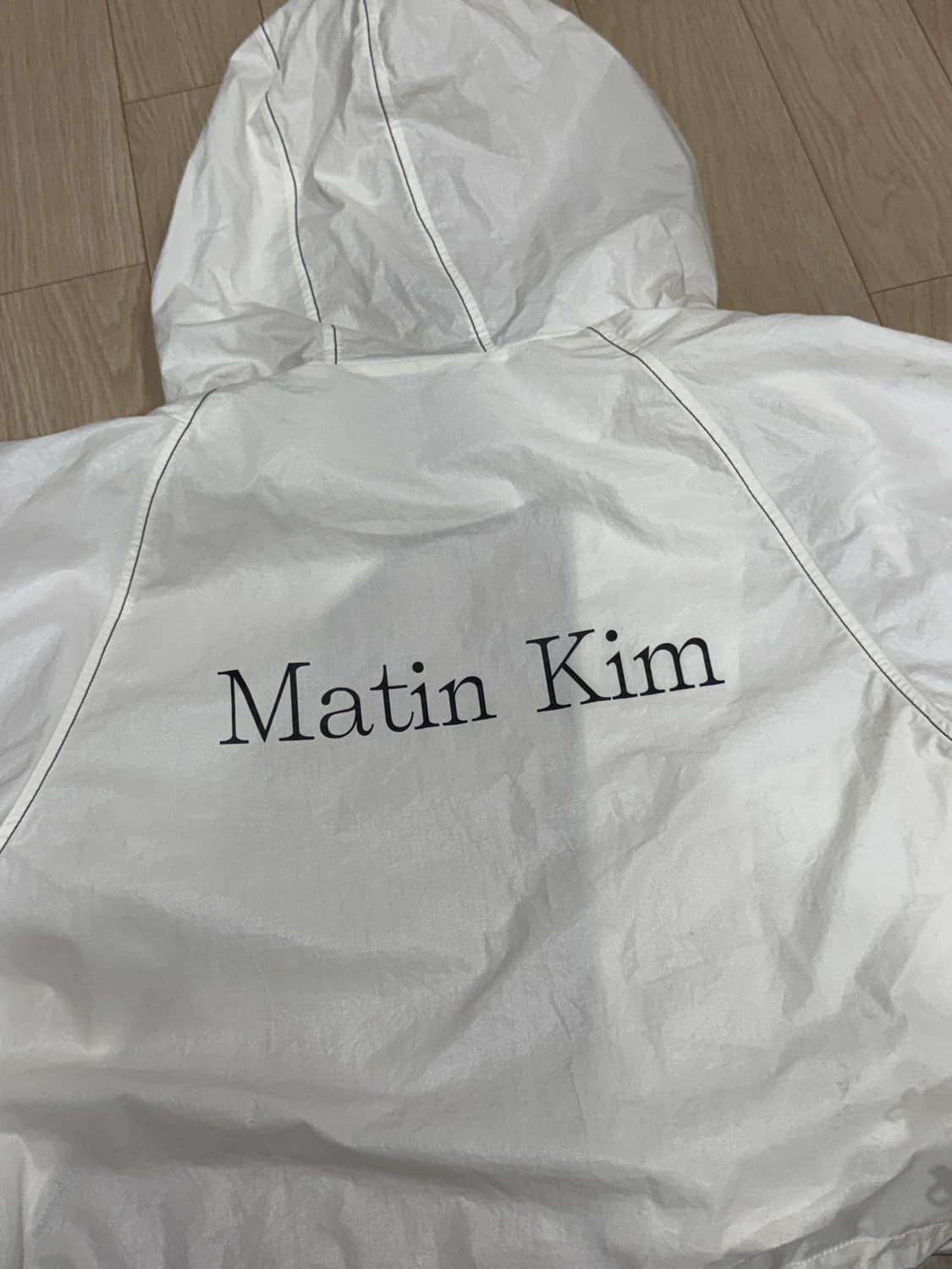 마뗑킴 크롭블루종 아이보리 상품이미지3