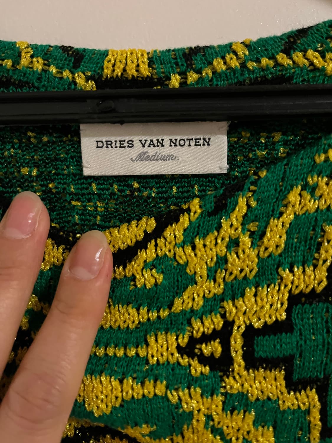 Dries van Noten 자가드 풀오버 니트 상품이미지3