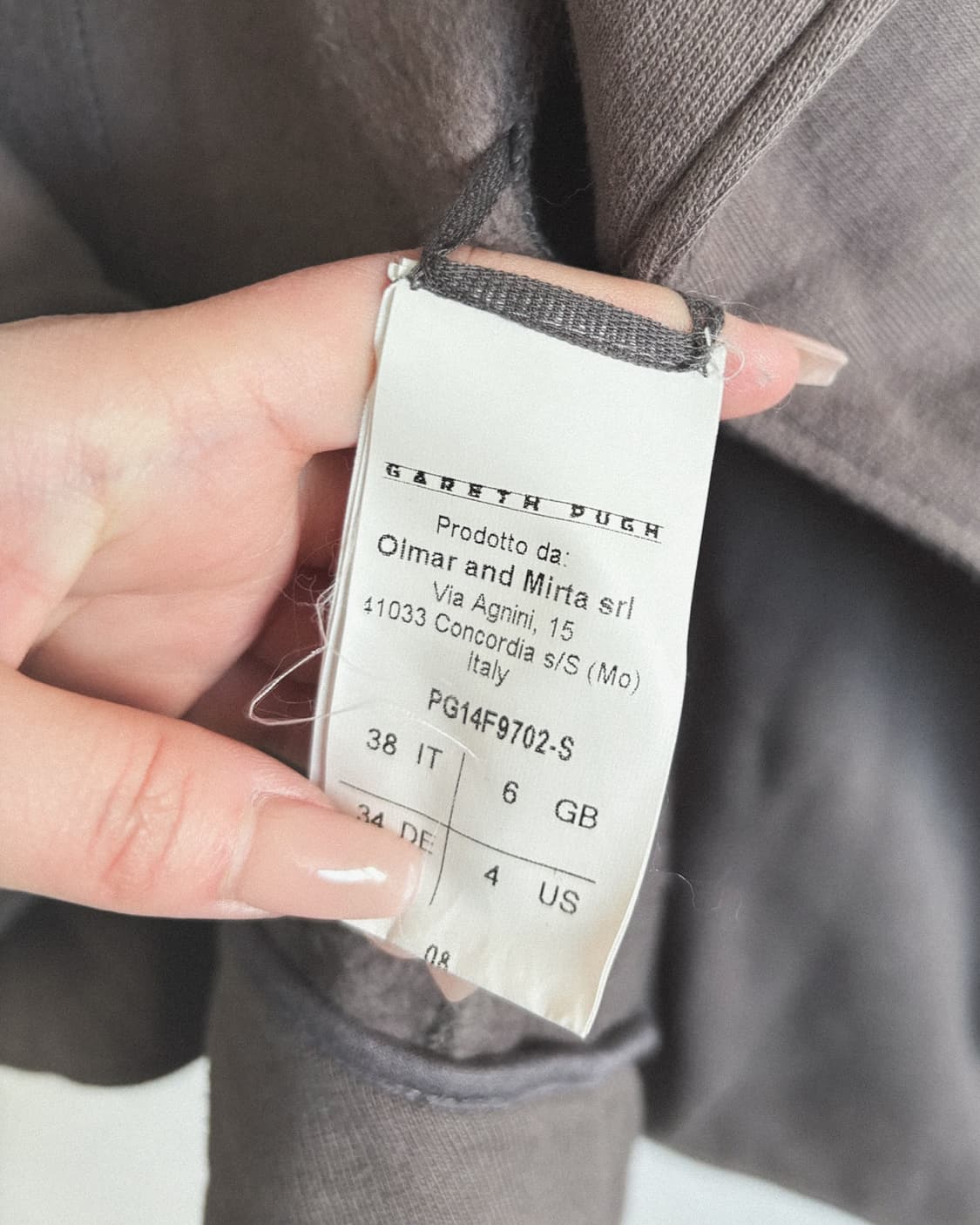 가레스퓨 하이넥 드레이프 코튼 집업 상품이미지7