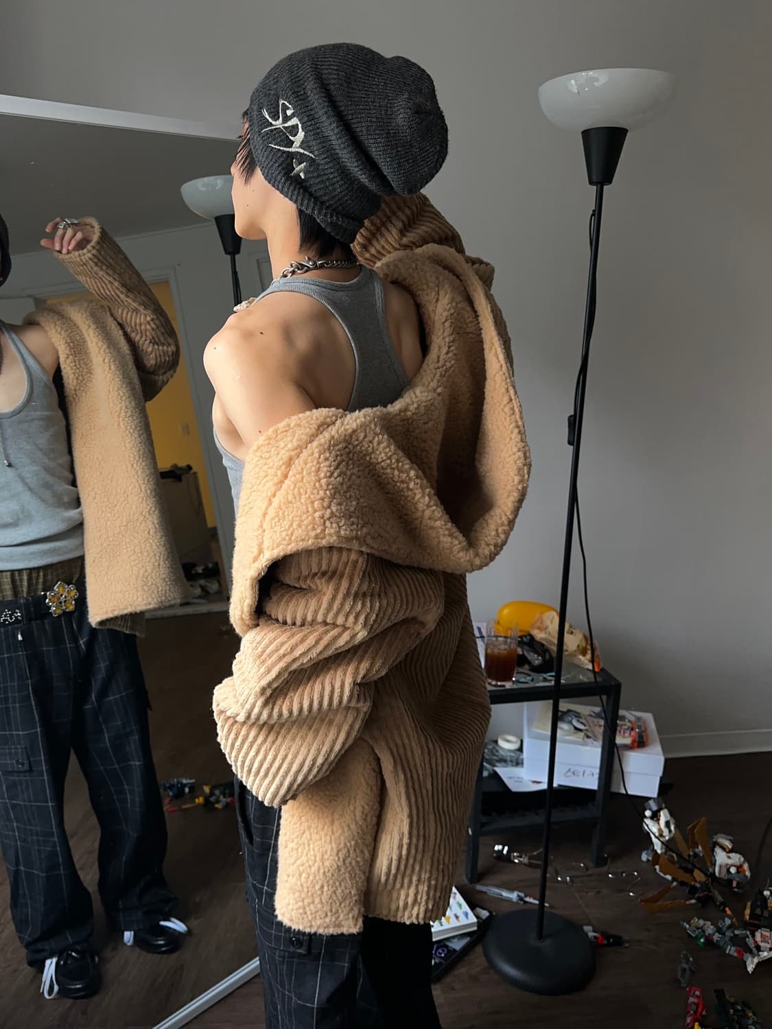 Indio 헤비 코듀로이 후디 자켓 상품이미지2