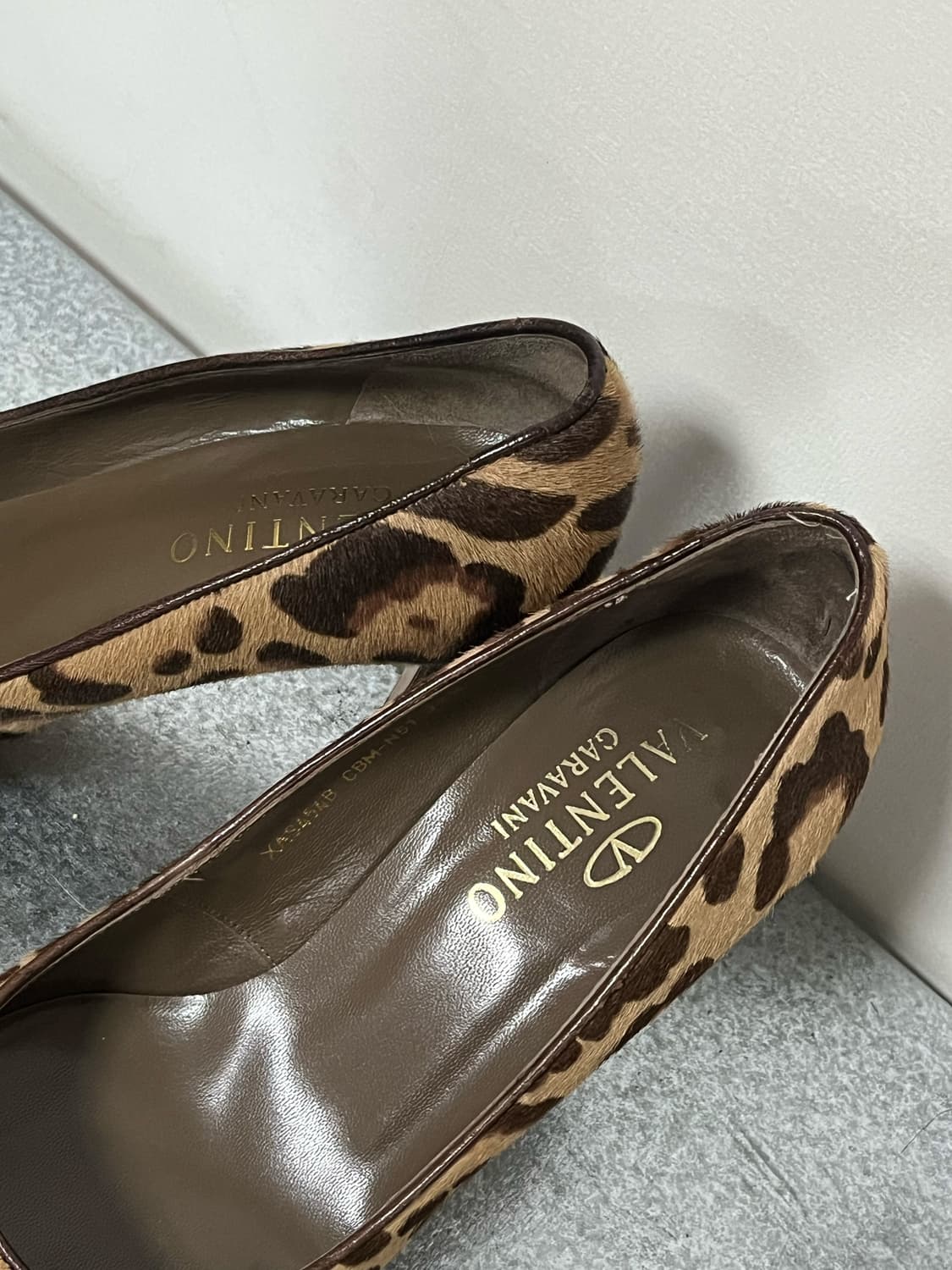 발렌티노가라바니 호피 송치 힐 37 1/2 상품이미지4