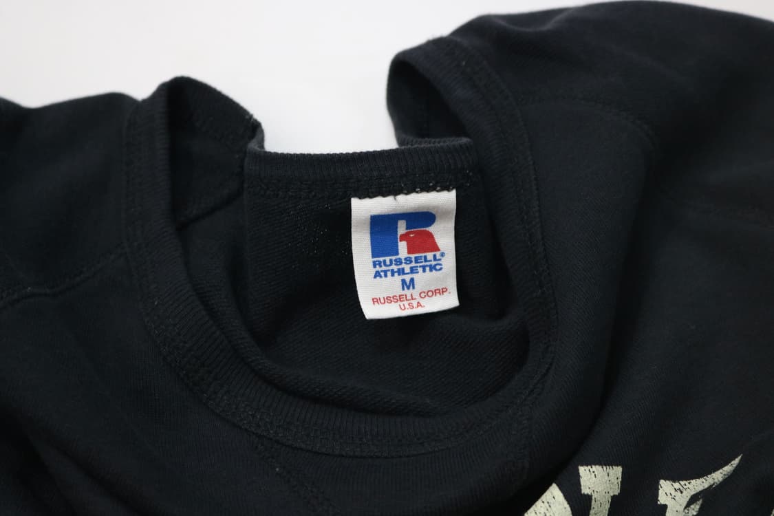 러셀 애슬레틱 빈티지 SHAWNEE 인디언 로고 래글런 티셔츠 (M) 상품이미지4