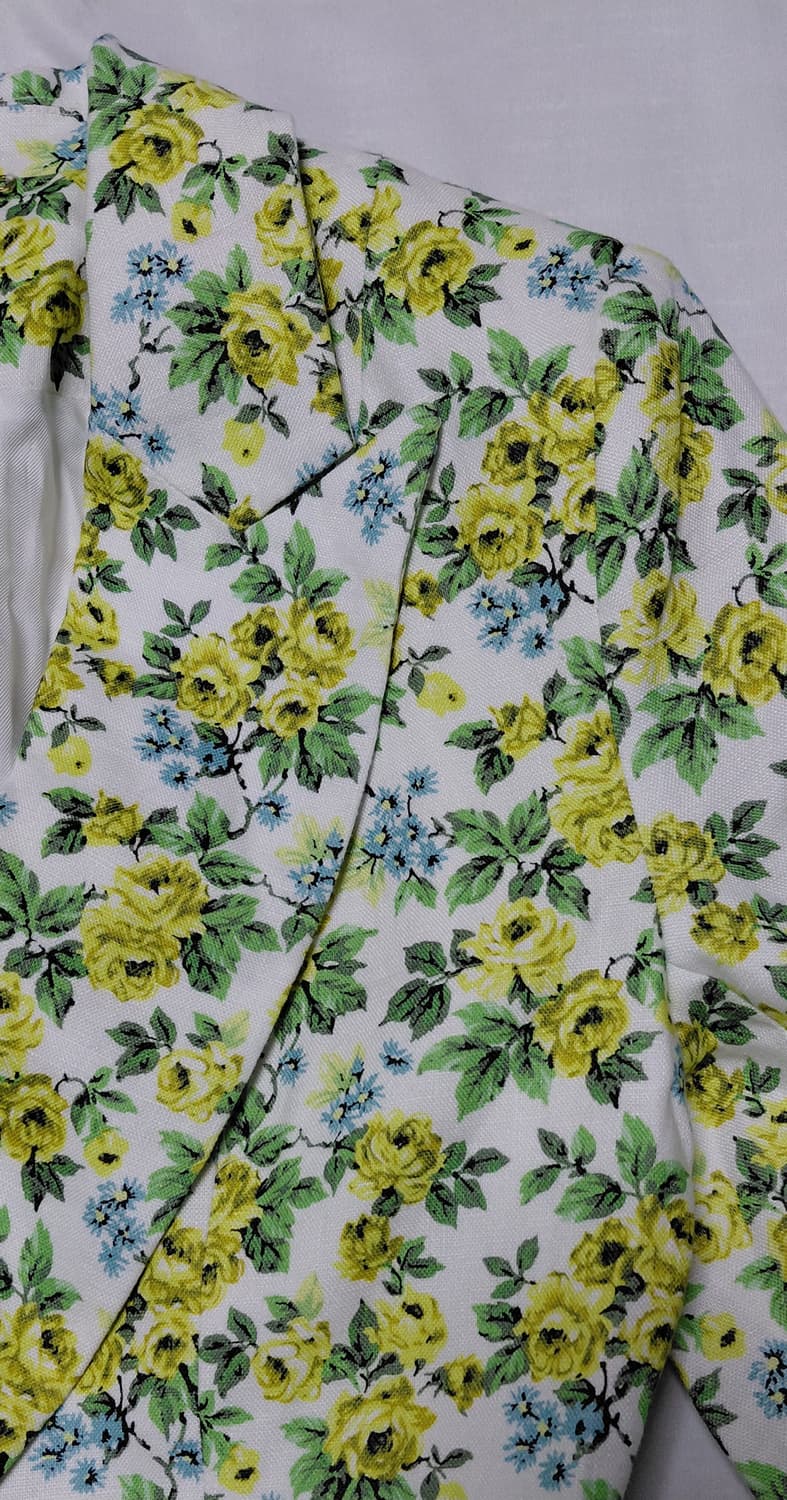 [ZIMMERMANN] 짐머만 옐로우 로즈 플로럴 린넨 블레이저 상품이미지2