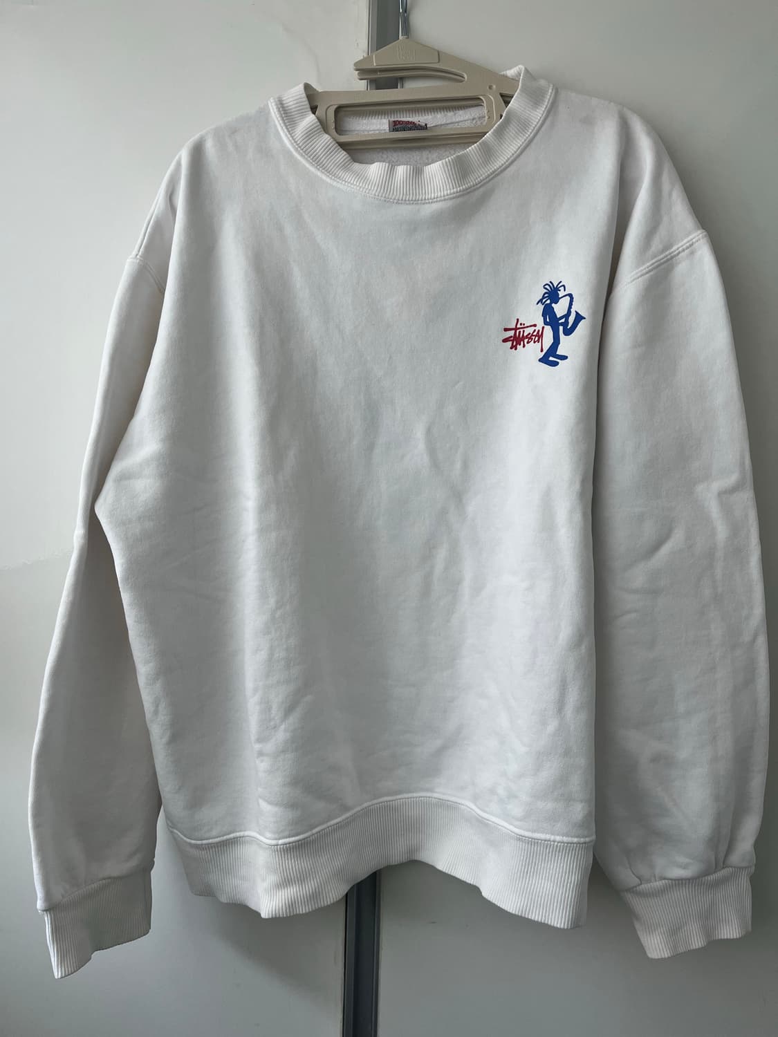 [L] 스투시(Stussy) 90s 재즈맨 스웻셔츠 (Made in US 상품이미지1