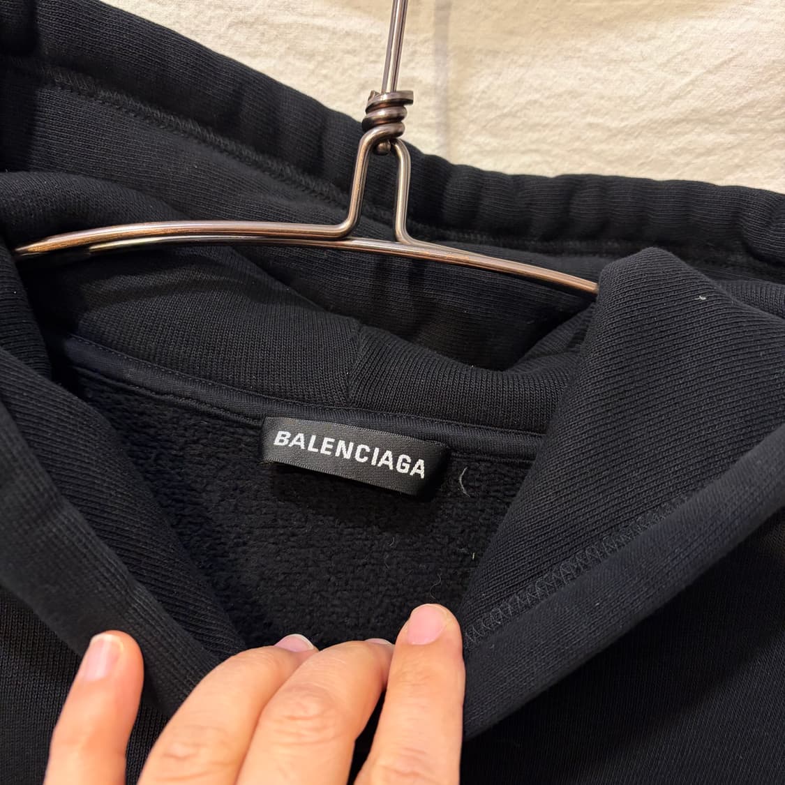 발렌시아가 로고 정품 월계수 후드티셔츠 상품이미지3