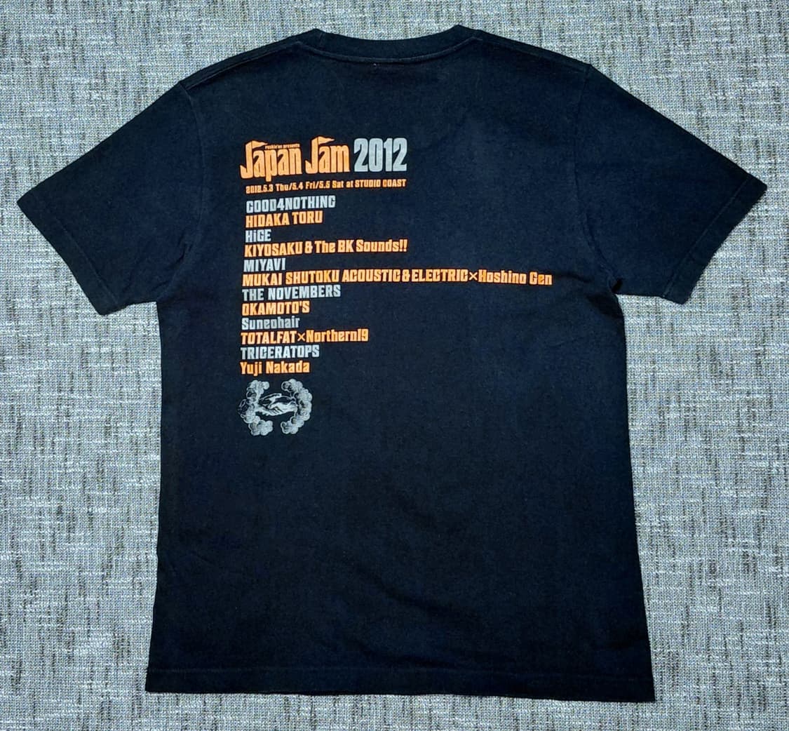 [S] JAPAN JAM 2012 빈티지 페스티벌 티셔츠 VIP 한정판 상품이미지6