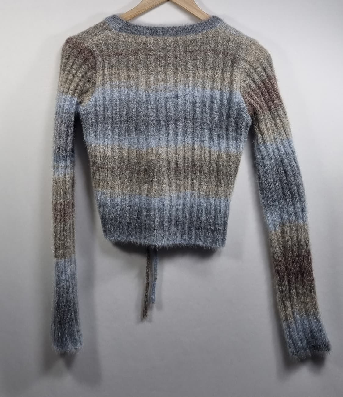 XS (44) 크롭 니트 가디건 파스텔톤 상품이미지2