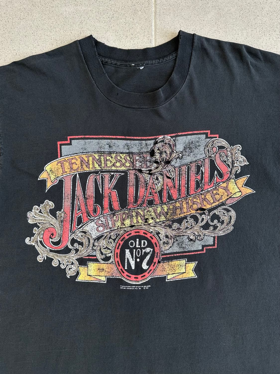 90s 빈티지 잭다니엘 티셔츠 Jack Daniel's 상품이미지3