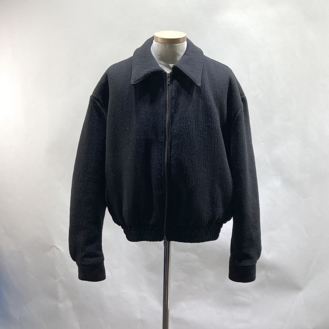 젠틀커버 남성 숏 카라 집업자켓 블랙 L 상품이미지1