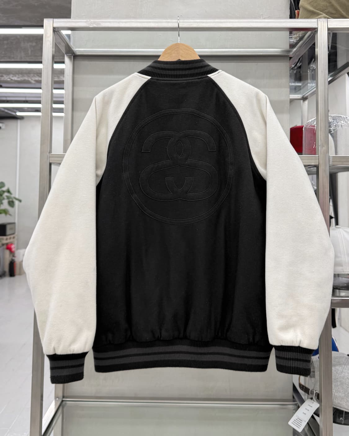 스투시 SS 링크 엠브로이더리 울 바시티 자켓 상품이미지1