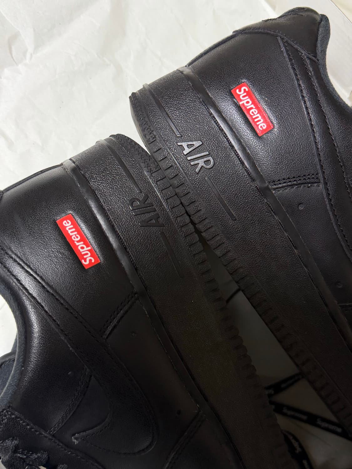 260 나이키 슈프림 에어포스 블랙 상품이미지9