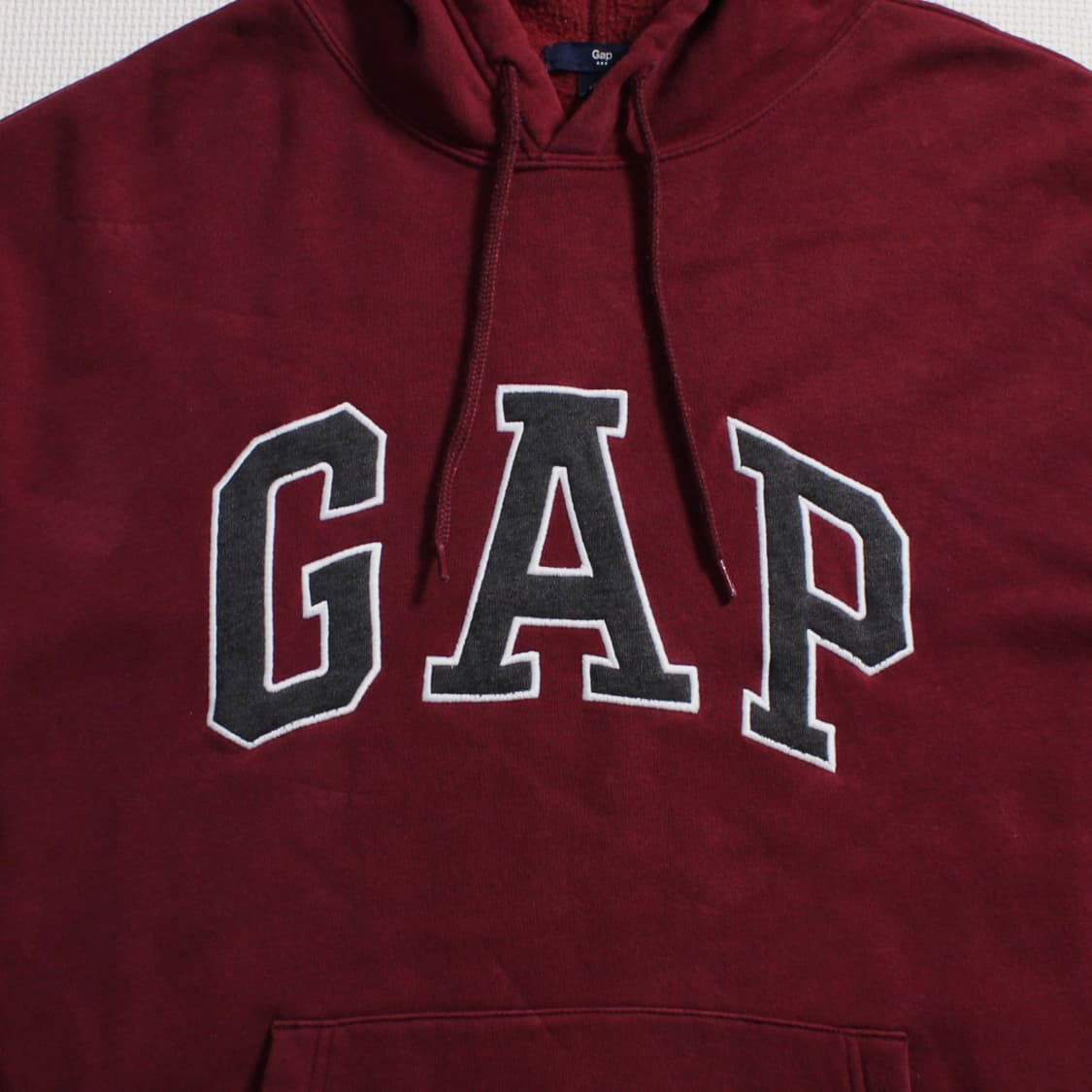 GAP 갭 버건디 기모 후드티 상품이미지3