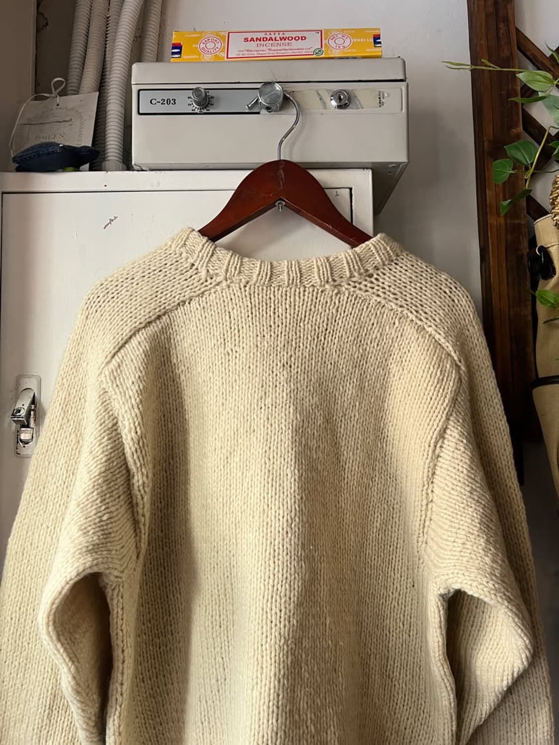 [M]90's 유럽 빈티지 위빙 스웨터 니트 상품이미지5