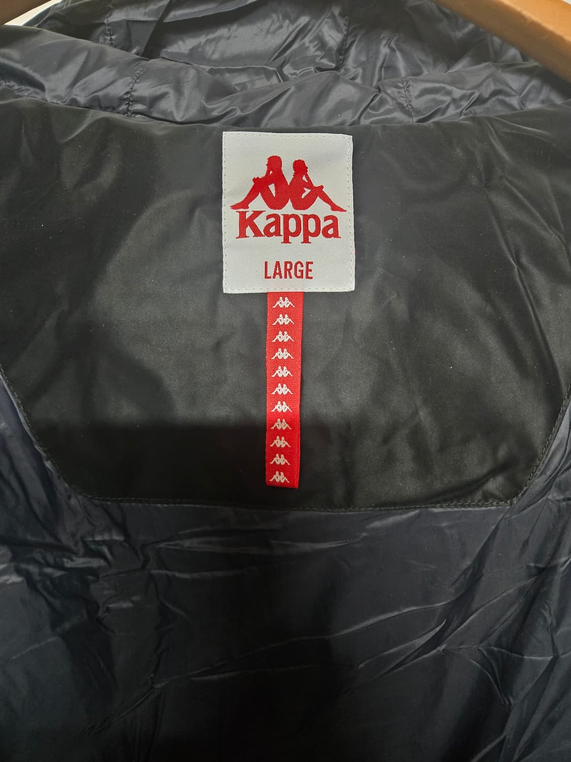 카파 여성 글로시 크롭 푸퍼 패딩 블랙 L 상품이미지6