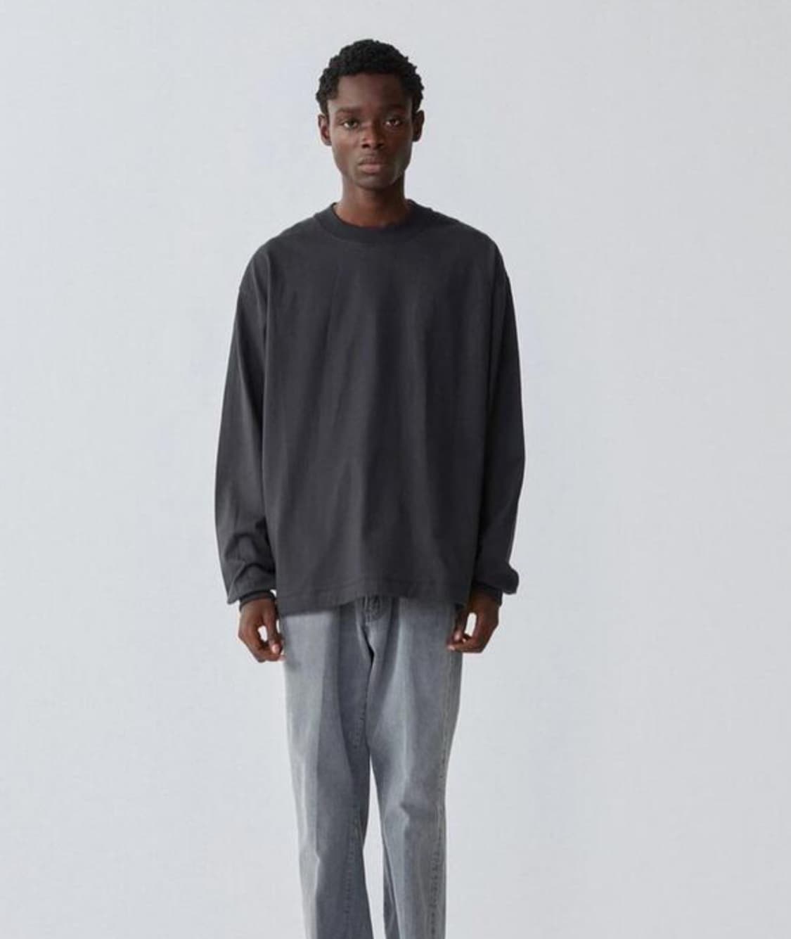 Suvin Supima Tube Ls Tee Heavy 상품이미지3