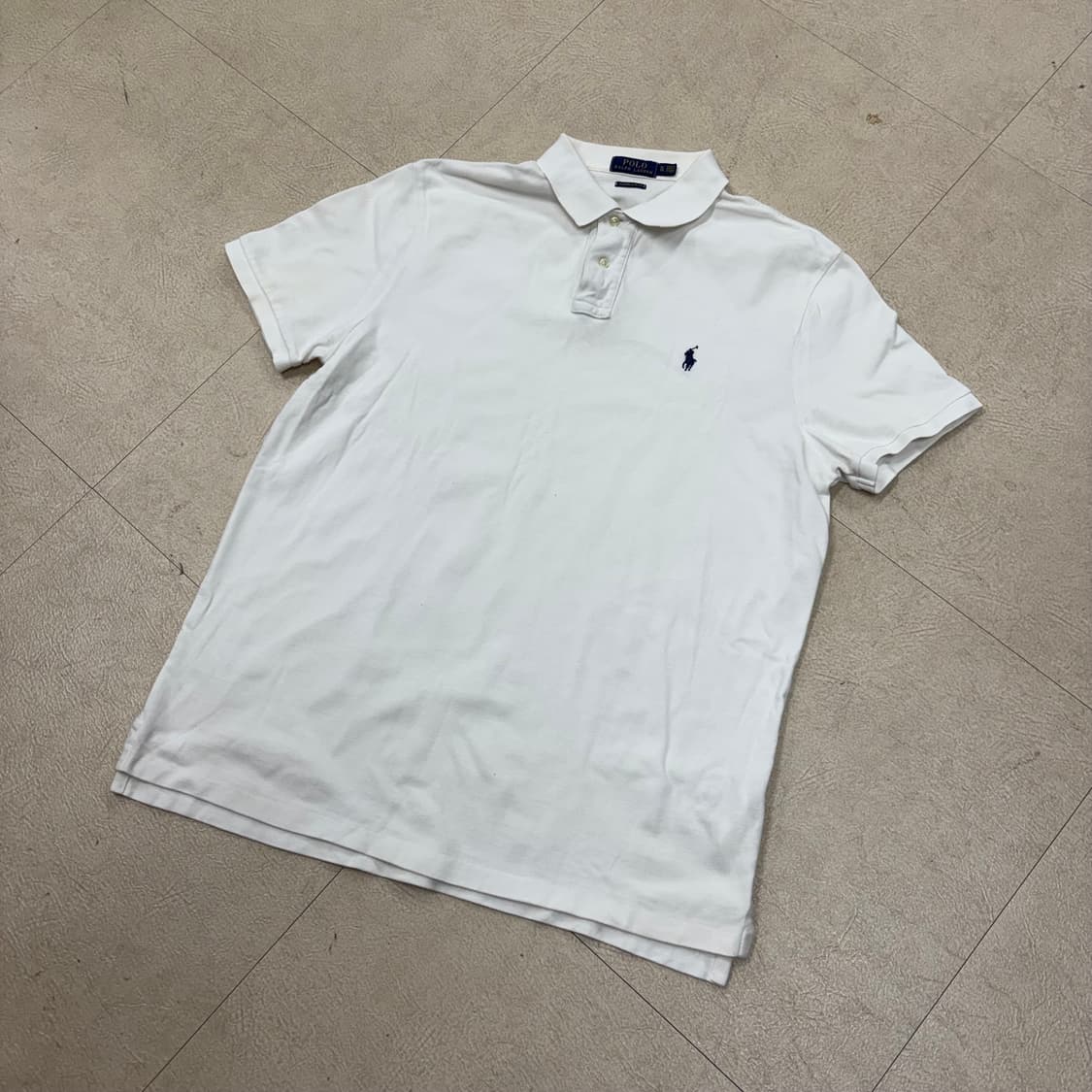 폴로 랄프로렌 포니 화이트 카라티 상품이미지1