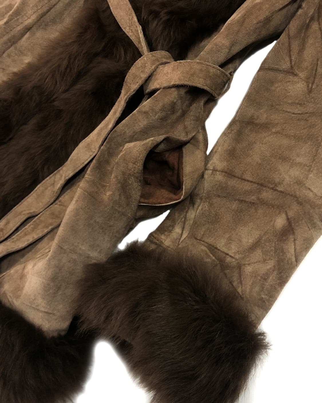 vintage 돈피 트리밍 퍼 자켓  상품이미지7