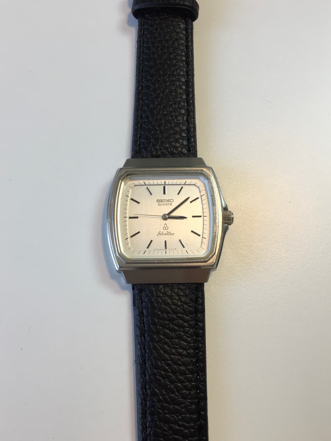 80s seiko silver wave square quartz 상품이미지8