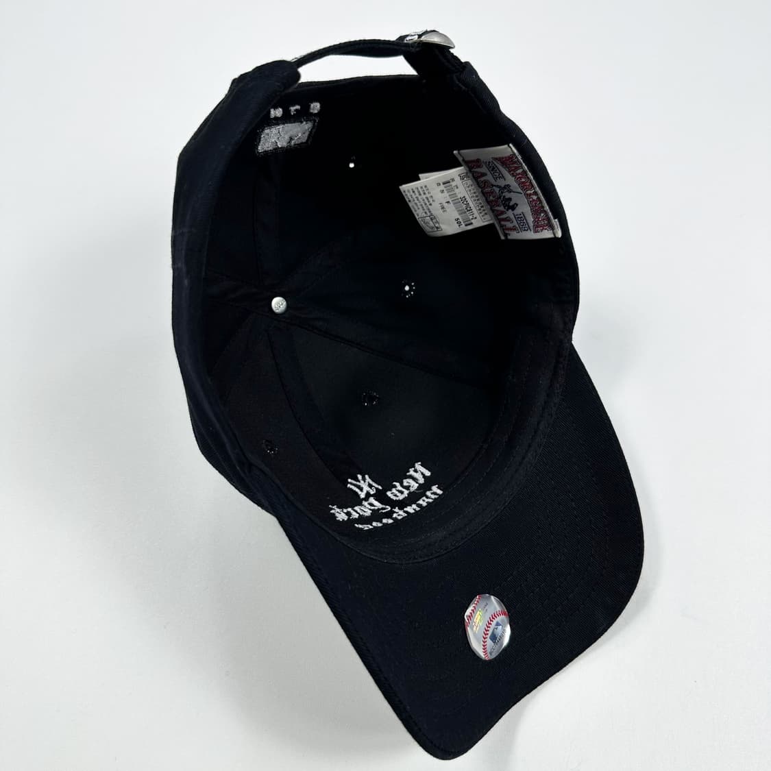 MLB 뉴욕양키스 레터링 블랙 볼캡 모자 상품이미지4