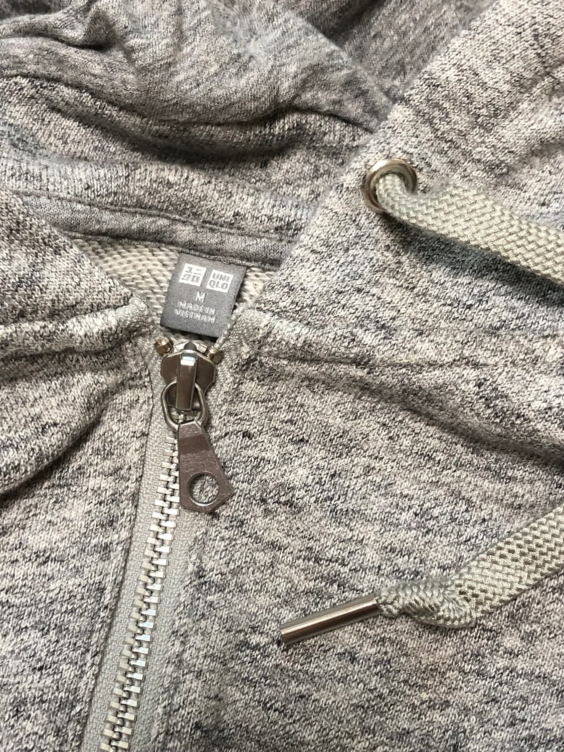 M 유니클로 릭오웬스 어반스웨트 판초 반팔 후드 집업 상품이미지8