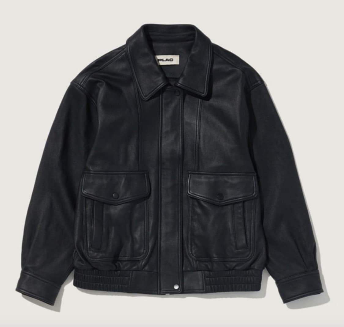 소쟌xPLAC 콜라보 레더자켓 상품이미지1