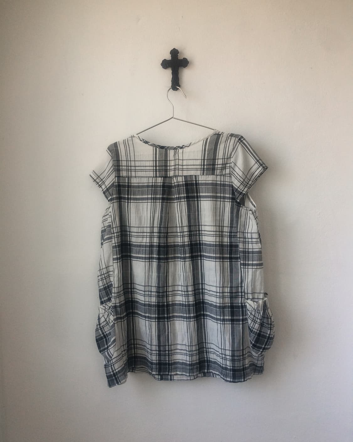 Pocket point check pattern onepiece 상품이미지2
