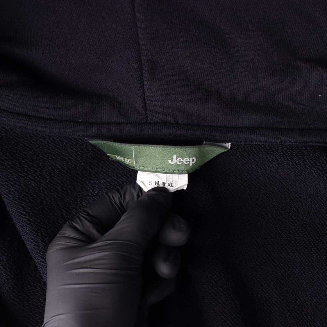 Jeep 스탠다드 네이비 후드 집업 L 상품이미지5