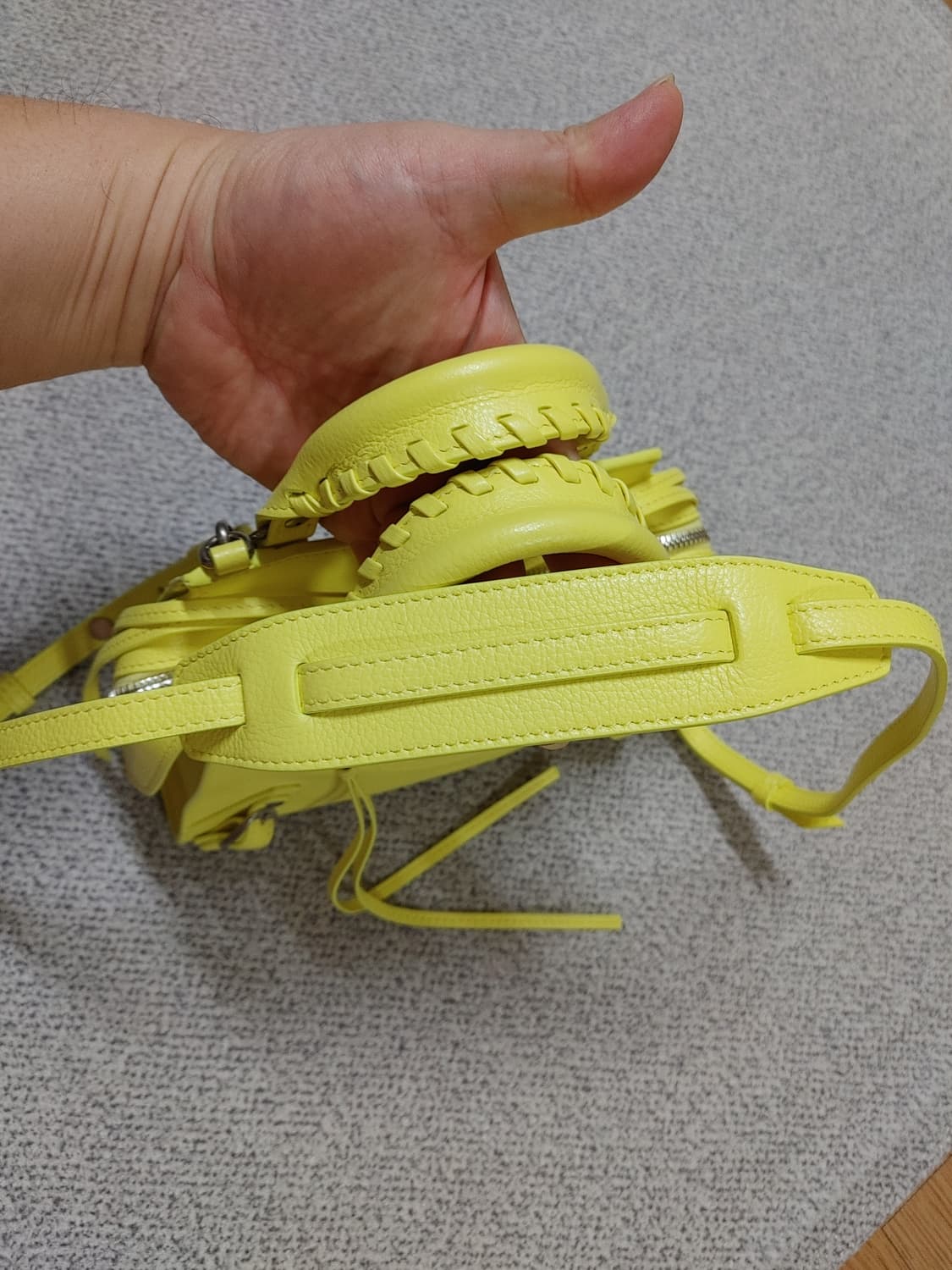 미사용 정품 발렌시아가 네오 클래식 미니 시티 모터백 크로스백 토트백 상품이미지6