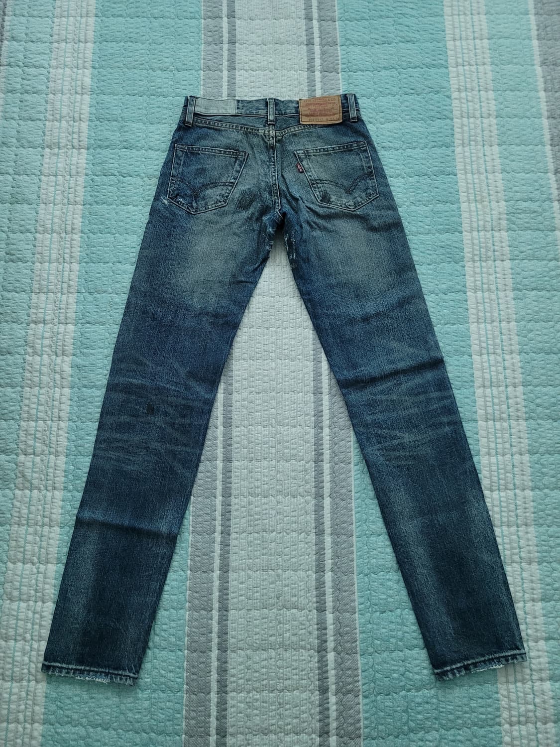 리바이스 빈티지클로징 LVC 69505. 디스리페어 슬림스키니 셀비지  상품이미지7