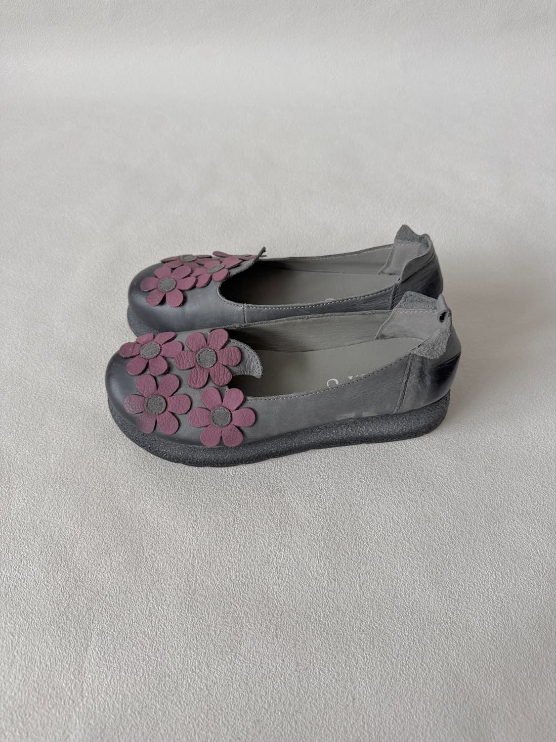 [EU39]Pre owned 레더 플랫슈즈 상품이미지4