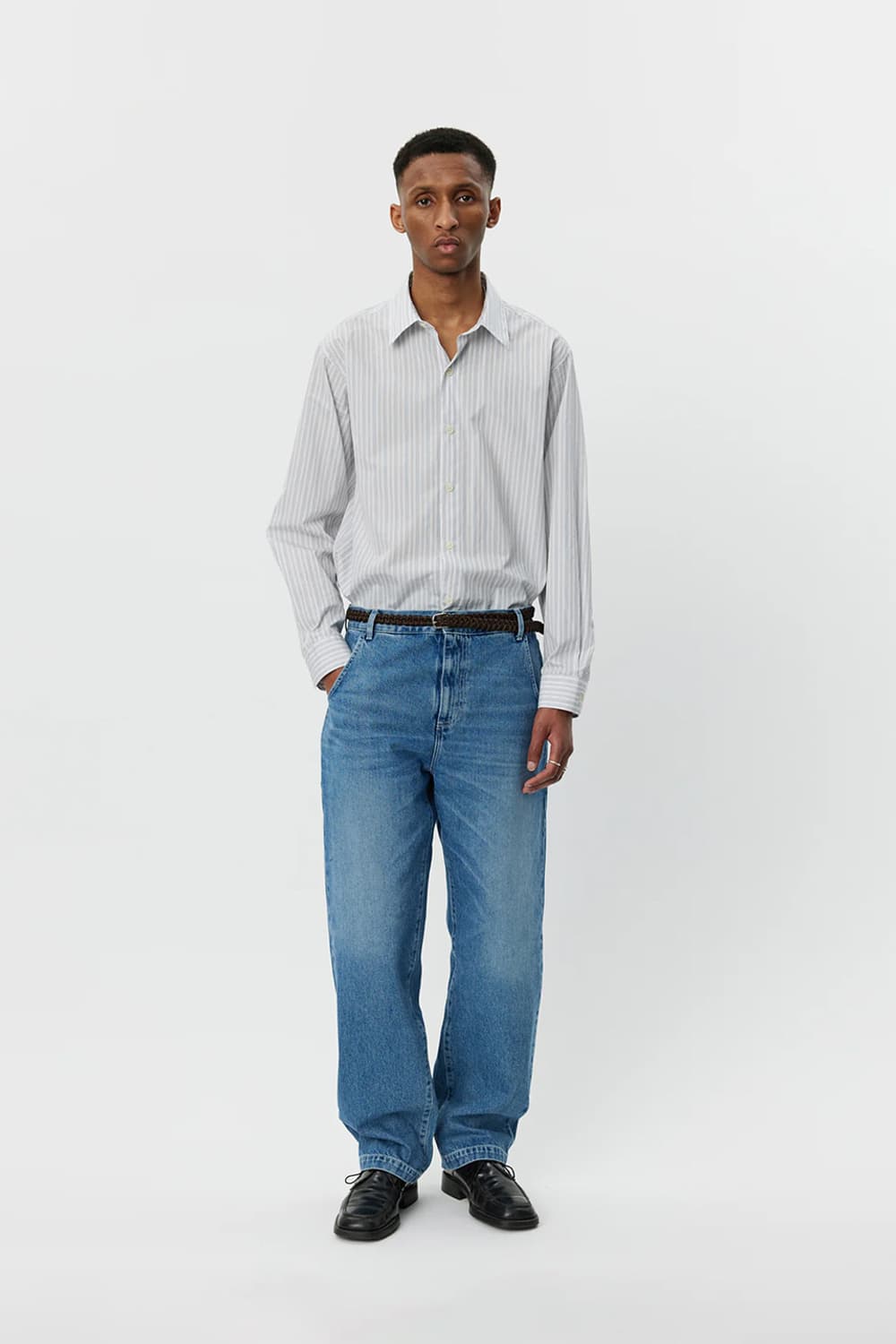 mfpen 레귤러진  워시드블루 상품이미지2