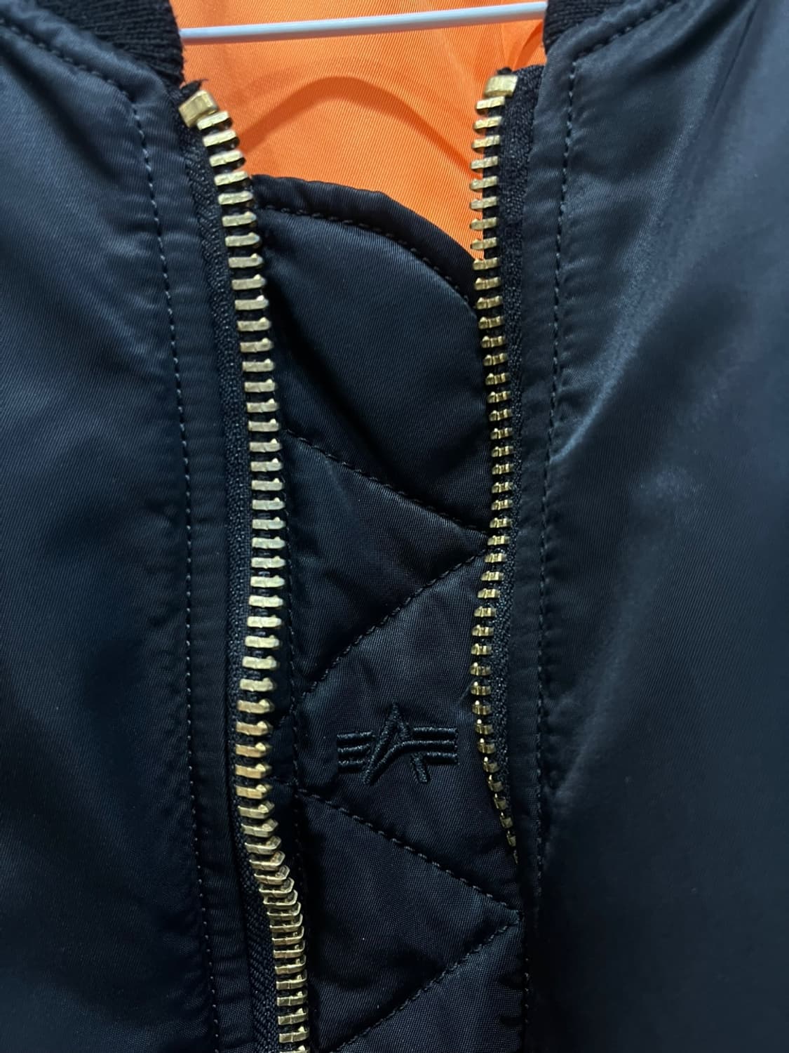 알파인더스트리 MA-1 플라이트 자켓 블랙 L 상품이미지3