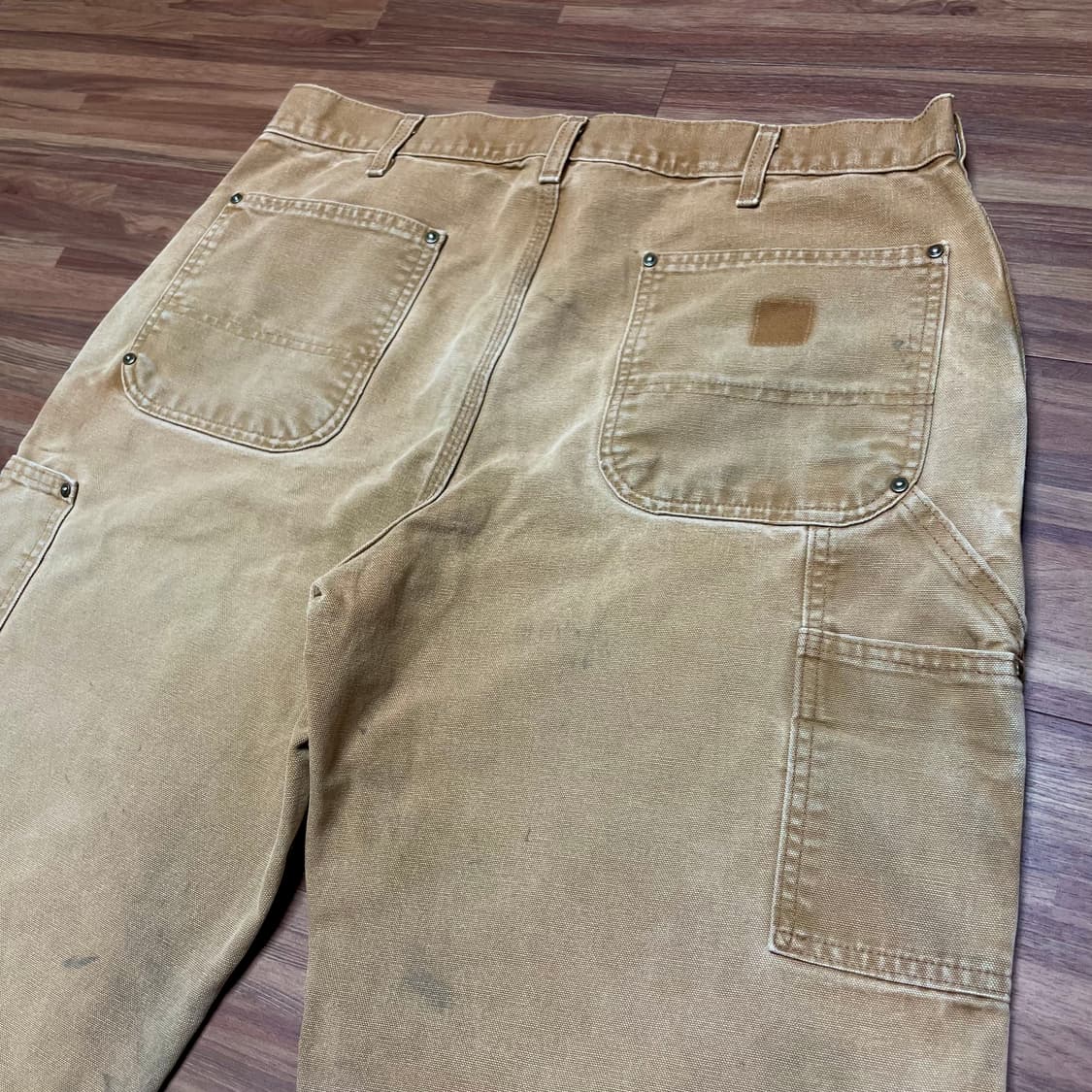 칼하트 하드 디스 더블니 브라운 brn 카펜터 워크팬츠 36 (34) 상품이미지4