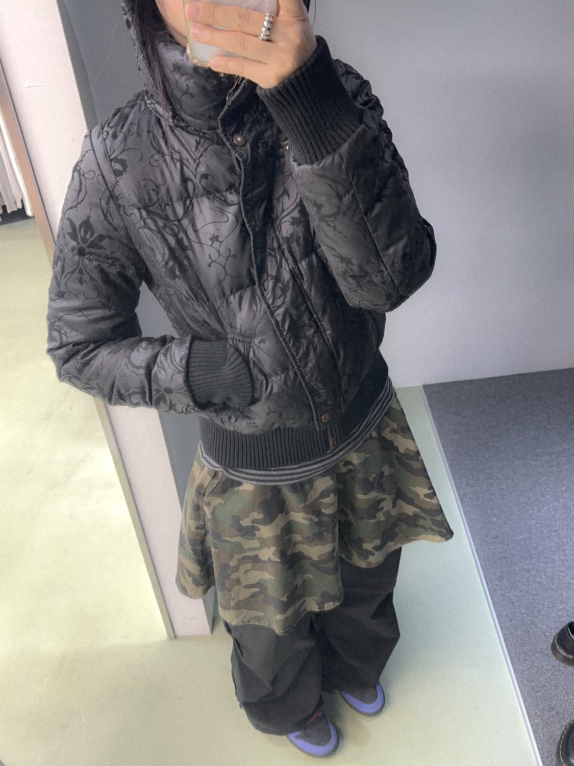 miss sixty oriental pattern padded jacke 상품이미지4