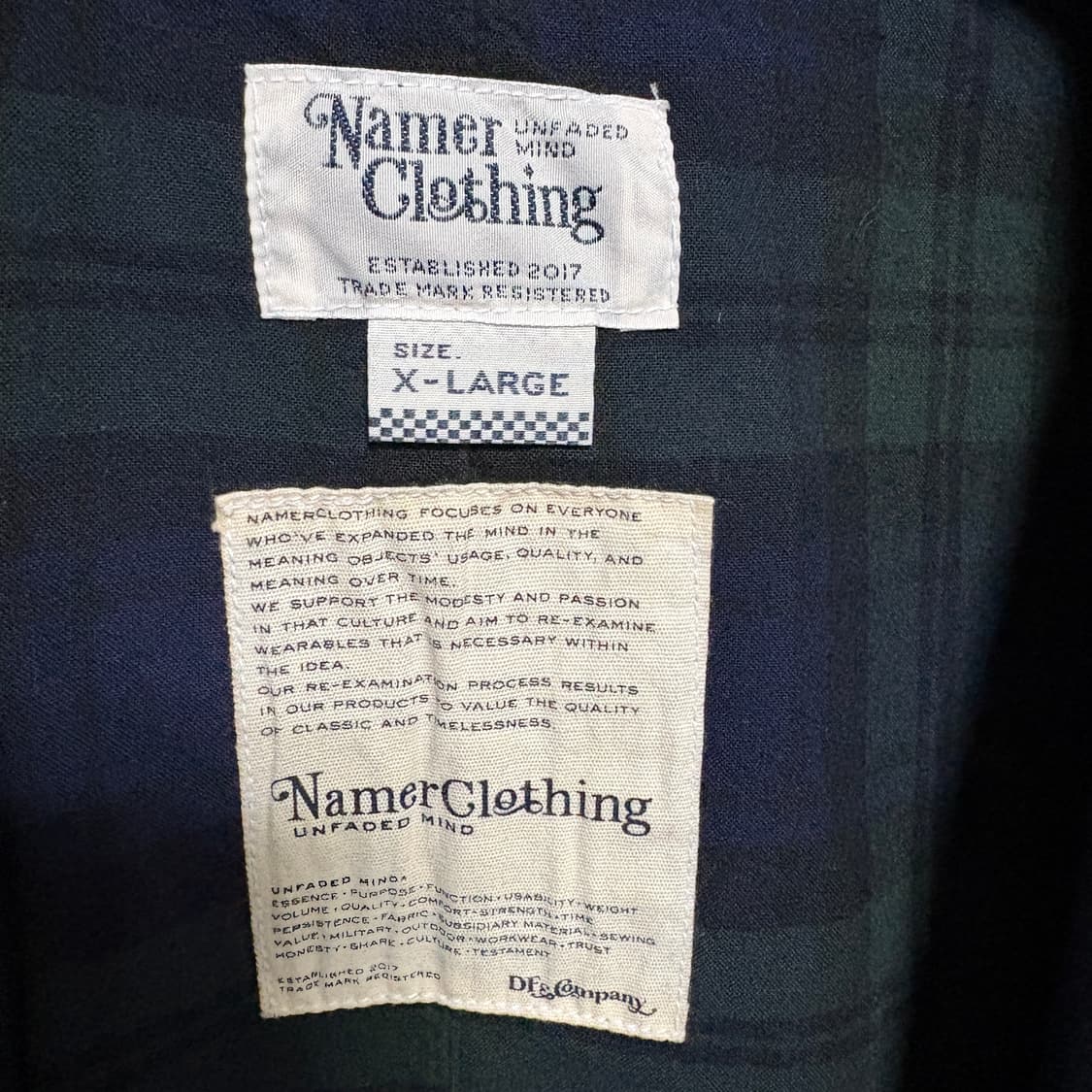 네이머클로딩 립스탑 믹스드 스윙자켓 / 네이비, XL 상품이미지7