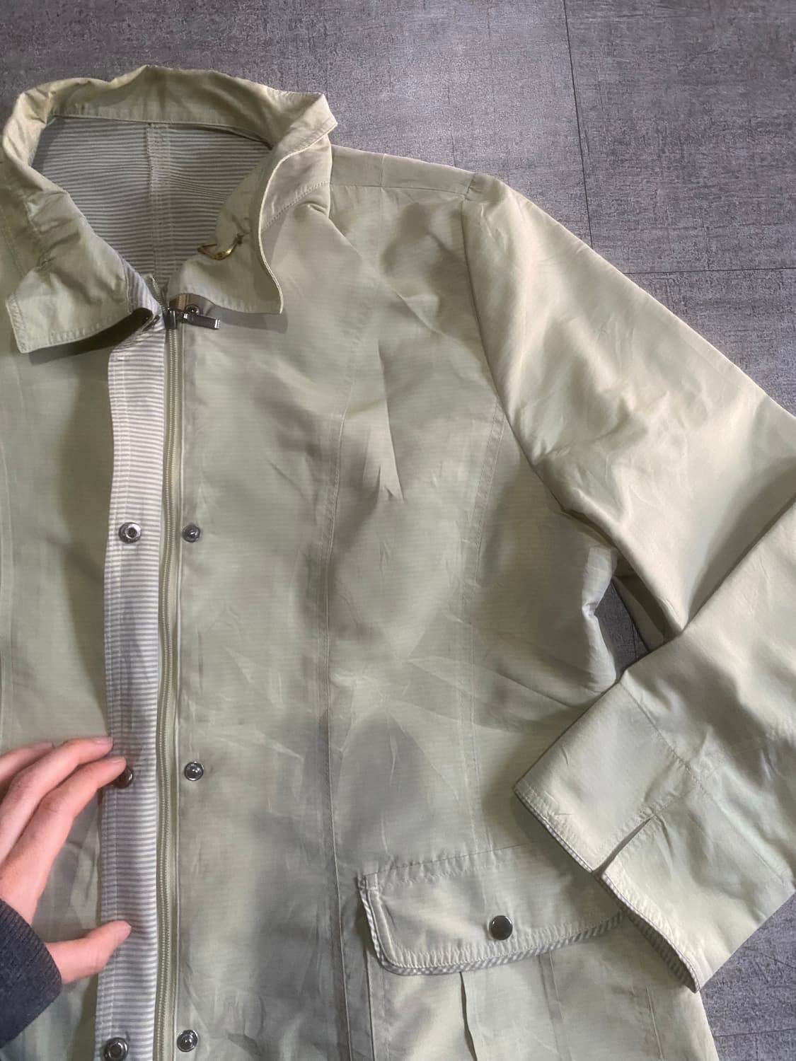 일본빈티지 Luprte 하구미모리걸 할메카지 썸머자켓 상품이미지2