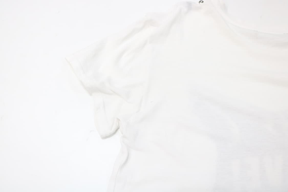 DIESEL 디젤 빈티지 울프 그래픽 화이트 반팔티셔츠 (M) 상품이미지8