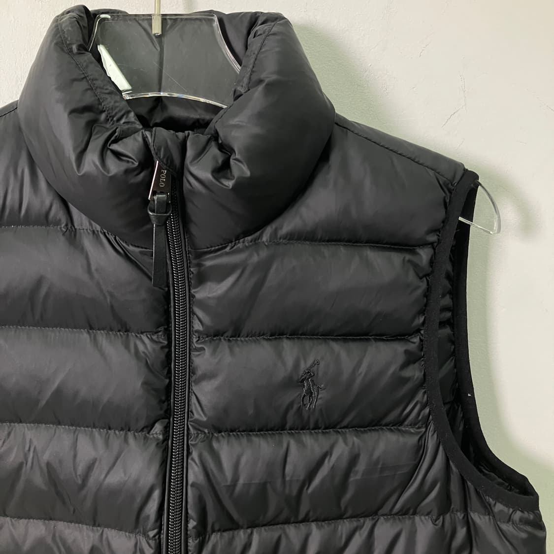 폴로 랄프로렌 블랙 패딩 베스트 S 상품이미지4