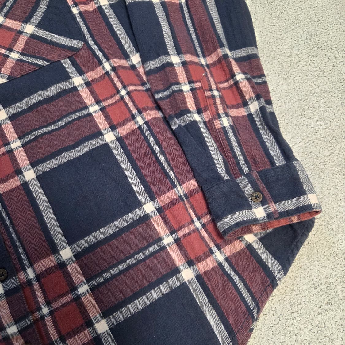 Garage 개러지 플란넬 체크셔츠 L(100) 상품이미지4