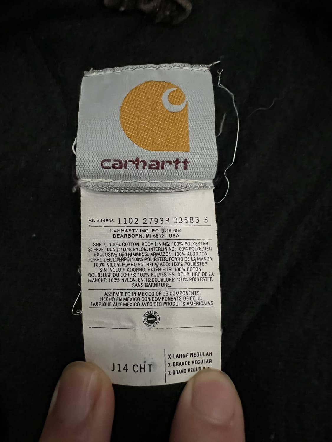 (XL)칼하트 산타 페 자켓 J14 CHT 체스트 넛 상품이미지4