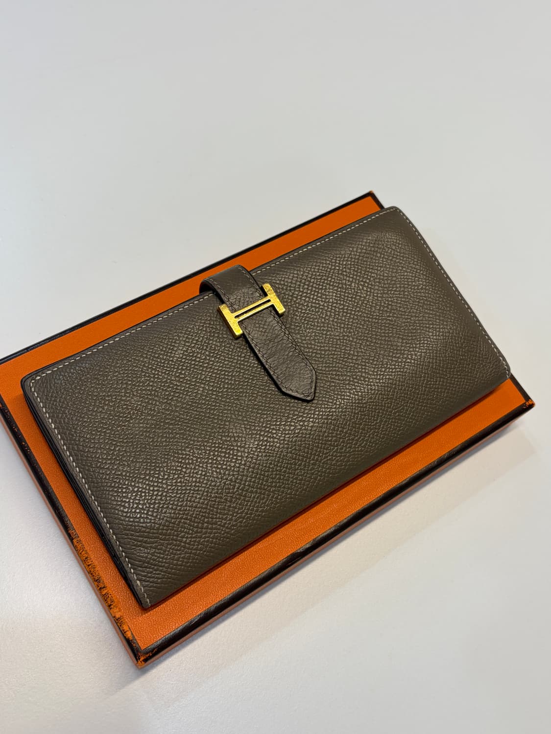 에르메스 베안 장지갑 에토프 금장 상품이미지2