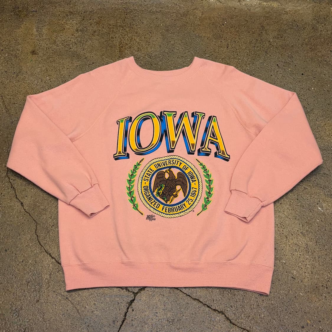 90s Made in USA 미국 빈티지 Lee IOWA 맨투맨 상품이미지1