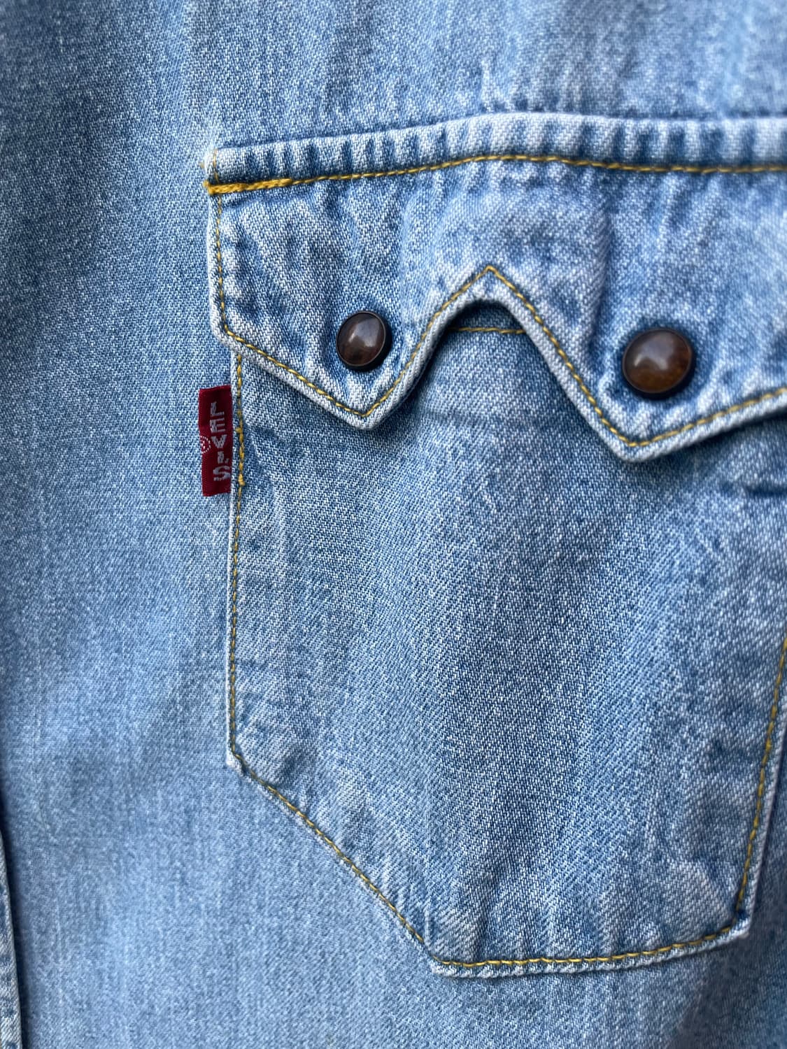 Vintage Levi’s Western Wear Denim Shirt 상품이미지4